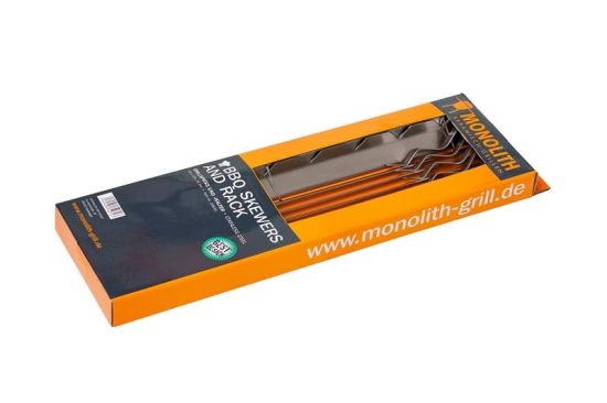 фото Шампуры 6 шт. и подставка Monolith