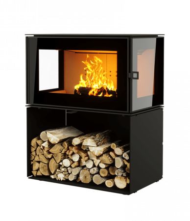 фото Печь-камин Астов Куб 3С 800