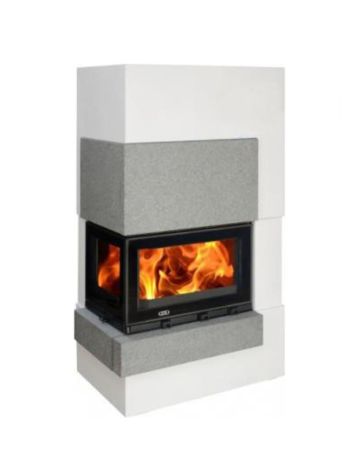 фото Камин ABX с облицовкой Norfolk угловой  с теплообменником