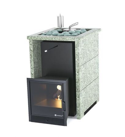 фото Печь для бани Easysteam Анапа в трехстороннем кожухе