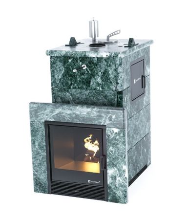 фото Печь для бани Easysteam Сочи М2 в полноценном кожухе