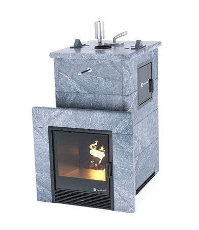 фото Печь для бани Easysteam Сочи М2 в полноценном кожухе