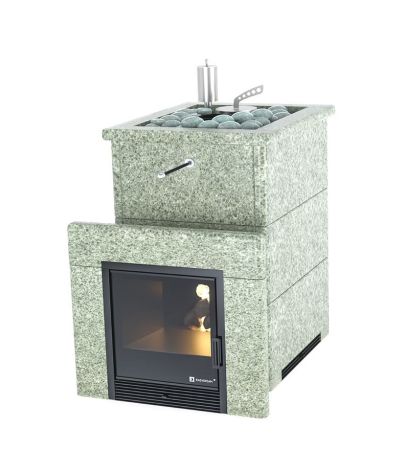 фото Печь для бани Easysteam Анапа в полноценном кожухе 