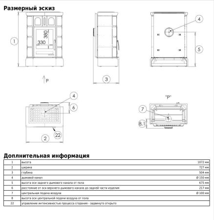 фото Керамический камин Britania LPI, кафельный цоколь