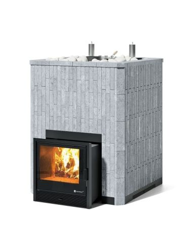 фото Печь для бани Easysteam Домна 60 К в полноценном наборном кожухе