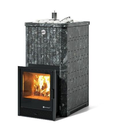 фото Печь для бани Easysteam Сочи в наборном полноценном кожухе 