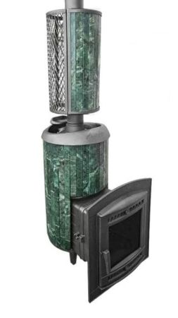 фото Банная печь Атмосфера XL (Про) в ламелях Змеевик наборный