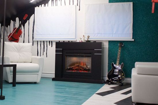 фото Каминокомплект Lindos (Высота 985мм) с очагом Symphony 26'' DF2624L-INT Dimplex