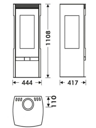 фото Дровяная печь Panadero Alba