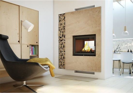 фото Каминная топка с водяным контуром Zuzia T PW 19 W Z туннельная змеевик