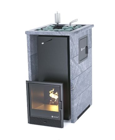 фото Печь для бани Easysteam Геленджик М2 в трехстороннем кожухе