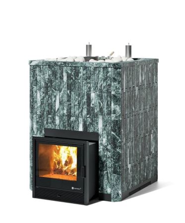 фото Печь для бани Easysteam Домна 60 К в полноценном наборном кожухе