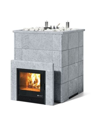  фото Печь для бани Easysteam Домна 60 К в полноценном кожухе