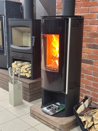 фото Печь-камин Solzaima Amber Porte Vidro