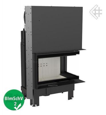  фото Каминная топка MBM P BS G Г-образное стекло,гильотина