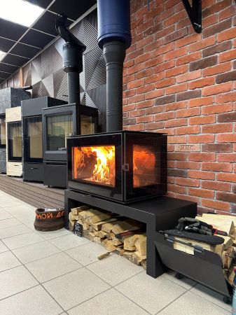 фото Печь-камин Астов Куб 3С 800