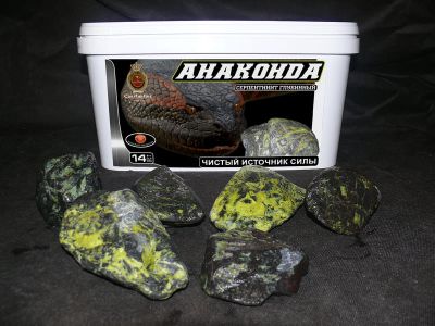  фото Камни для бани Анаконда - Серпентинит Глубинный