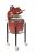 фото Красный гриль-барбекю с ножками Junior / Monolith