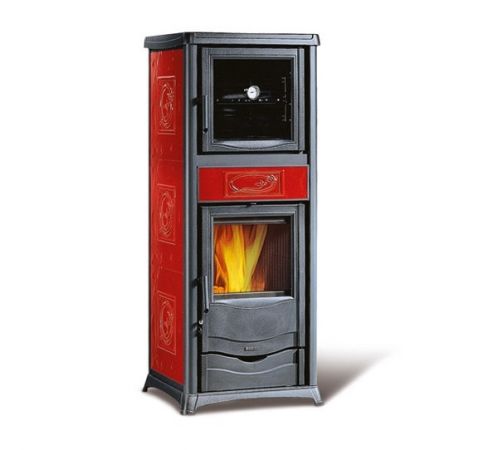 фото Печь-камин Rossella Plus Forno Evo La Nordica с духовкой