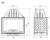 фото Чугунная каминная топка Kaw-Met W8 плоское стекло
