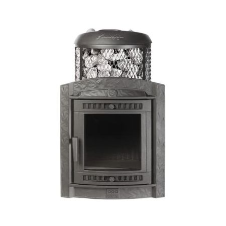 фото Печь банная Атмосфера L с комбинированной облицовкой Россо Леванто