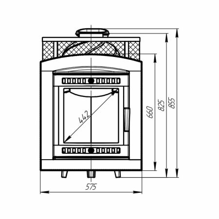 фото Атмосфера L с сеткой из нержавейки 