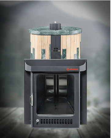 фото Паровая печь для бани Ферингер Оптима ПФ (Змеевик + Окаменевшее дерево)