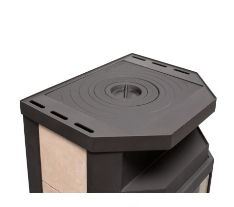 фото Печь-камин Ока с плитой