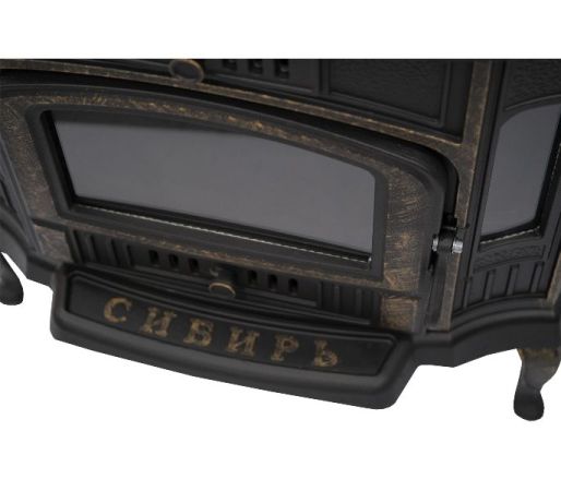 фото Чугунная печь-камин Сибирь 10 НМК