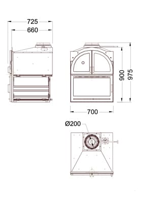 фото Духовой шкаф Aranda встраиваемый