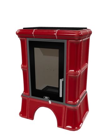 фото Печь-камин ABX BAVARIA EXclusive кафельный цоколь