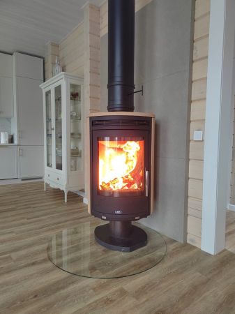 фото Печь-камин поворотная ABX Arktis 8