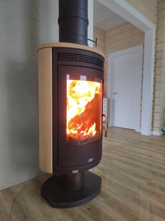 фото Печь-камин поворотная ABX Arktis 8