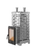 Печь для бани Астон 24 INOX (310М) со стеклом