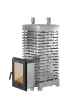 Печь для бани Астон 38 INOX (320М) Long со стеклом