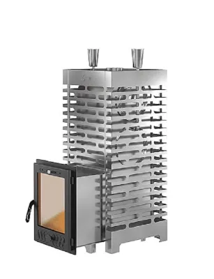  фото Печь для бани Астон 38 INOX (320М) Long со стеклом
