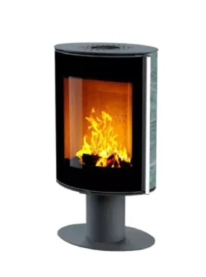  фото Печь-камин Астов Овал в талькомагнезите (опция Плюс)