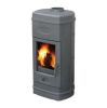 Печь-камин длительного горения Aurora Plamen серая
