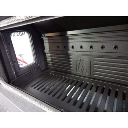 фото Печь-камин Plamen Authentic 50, эмалированная, серая