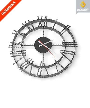 фото Каминные часы кованные 1 ч/b/s Везувий