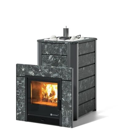 фото Банная печь Easysteam Ялта 25/2024 в облицовке из камня