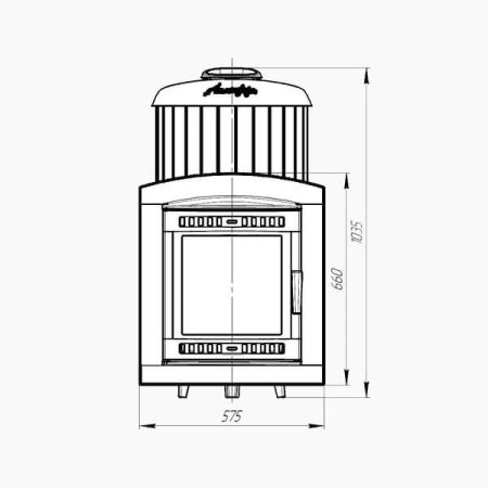 фото Печь банная Атмосфера XL ламели Пироксенит