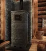 Банная печь Talc Talcum stone в облицовке из натурального талькомагнезита