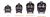 фото Гриль Monolith LeChef Pro-Series 2.0 Black с ножками и боковыми столиками