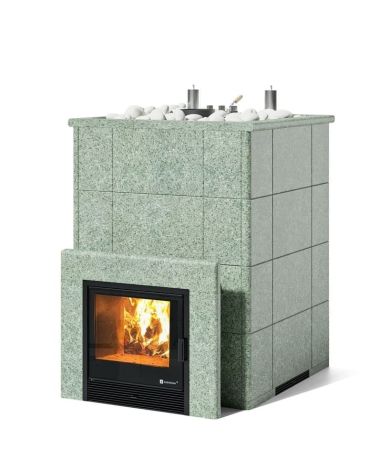 фото Печь для бани Easysteam Домна 80 К в полноценном кожухе