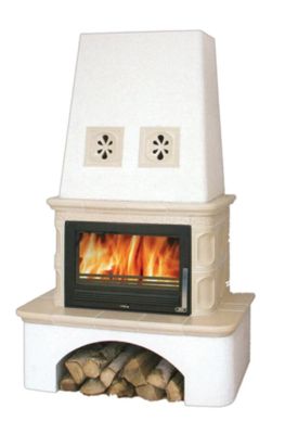  фото Керамический камин Laponie I, с притоком воздуха