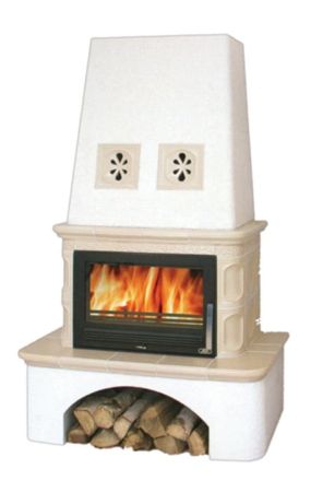 фото Керамический камин Laponie I, с притоком воздуха