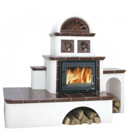 фото Керамический камин OXFORD TV 7 kW, правый