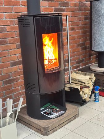 фото Печь-камин Solzaima Amber Porte Vidro