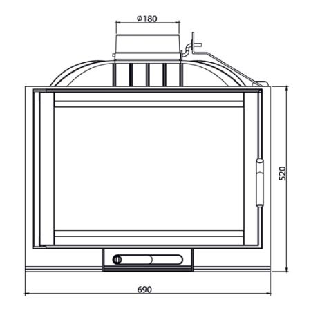 фото Каминная топка Nordflam Capri 700 серия
